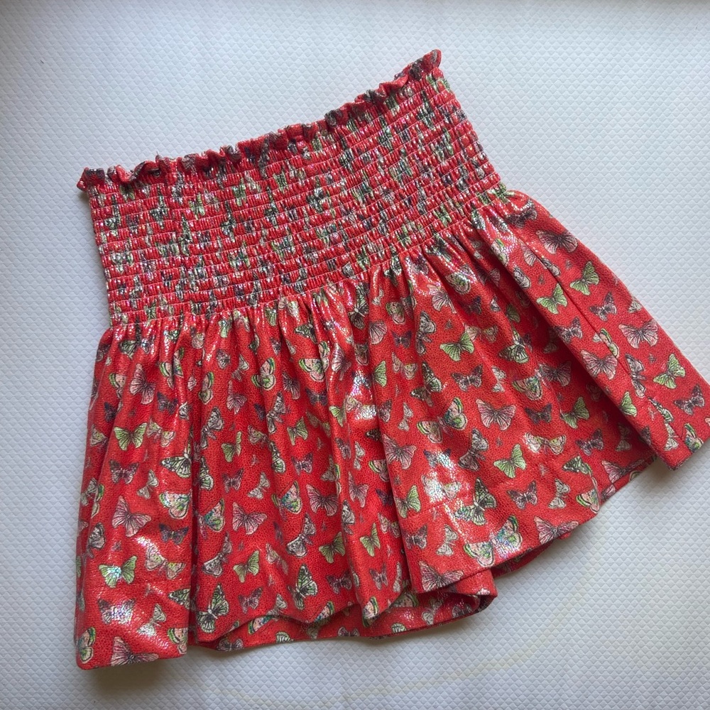 Red Two Piece Butterfly Set - Picture 3 of 6